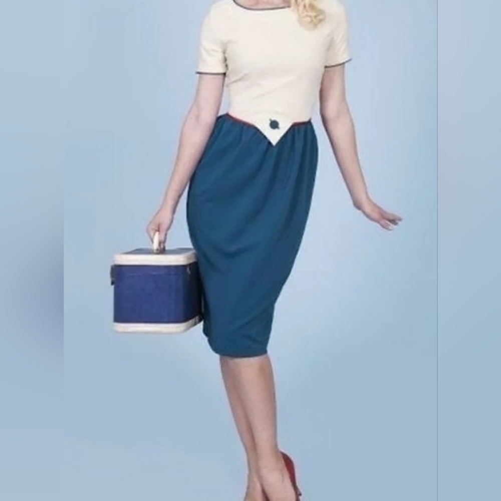 Tatyana Overboard 1950s Nautical Style Dress, BNWT, Size XXL